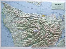 Olympic National Park Topographic Map Raised Relief Map Of Olympic National Park Washington Relief Map Olympic National Park National Parks