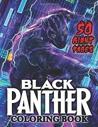 Free printable black panther coloring book black panther is a 2018 american superhero movie based on the marvel comics books. Black Panther Coloring Book Great Coloring Book For Kids And Fans Giant 50 Pages With High Quality Images Mark Wayne 9798648353909 Amazon Com Books