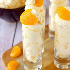 Mandarin Delight Dessert Shots Shot Glass Desserts Individual Desserts Dessert Shots