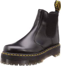 This pair is designed with a generous platform, just in case you're in need of a boost. Amazon Com Dr Martens 2976 Platform Chelsea Boot Ankle Bootie