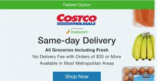 All costco grocery surcharges and shipping and handling fees will be quoted at checkout . Costco Launches Online Grocery Offering Supermarket News