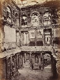 Palais Des Tuileries Incendie Interieur De La Salle Des Marechaux Tire En 1872 Photographe Alphonse J Liebert Old Paris Vintage Paris Paris France