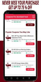 Relax at home and enjoy your favorite restaurant meals delivered to your home on if you're looking for a birthday gift or simply want to send them a 'thank you' gift, grab a doordash gift card online and make their day extra special. Couponsfor Doordash Promo Codes For Android Apk Download
