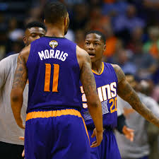 Markieff morris will play and start saturday for the lakers against utah. Fight Markieff Morris And Archie Goodwin In Bench Altercation During Warriors Suns Bright Side Of The Sun
