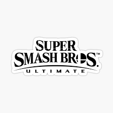 Logo or ellipsis symbol is assigned by default, or else no symbol this logo has represented the series since the first super smash bros. Super Smash Bros Logo Stickers Redbubble