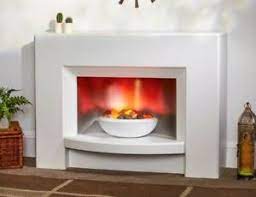 White fireplace surround with electric fire. Suncrest Stockeld Textured White Modern Surround Electric Fire Fireplace Suite Ebay