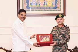 Army chief General Upendra Dwivedi on three-day Odisha trip, meets governor Hari Babu Kambhampati