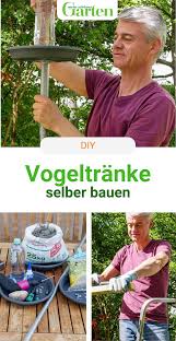 Vogeltranke Bauen Schritt Fur Schritt In 2020 Selber Bauen Vogelfutterhaus Selber Bauen Garten