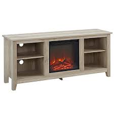 Sei tennyson white electric fireplace tv stand with bookcases, ivory. Simple Modern Fireplace Tv Unit With Electric Fire Kaleidoscope