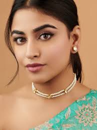 Bridal Jhumka Tika Masaba Mirror Jhumka Earrings With Sahara Tika Set Multi 