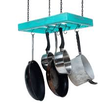 Pots, pans, and lids are some of the hardest pieces of kitchen equipment to handle. Hanging Pot Rack Wooden Ceiling Mounted Rectangular Small Fabian Woodworks
