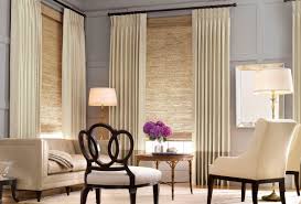 Curtains can accentuate the height of a room and also frame the shape of windows and doors so that they don't appear unadorned. Window Treatments For Large Windows Modern Houzz