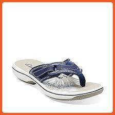 Clarks Breeze Mila Womens Navy Sandal 11 Medium Sandals For Women Amazon Partner Link Womens Navy Sandals Womens Sandals Womens Sandals Flat