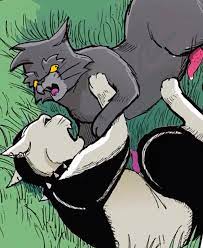 battle cat penis claws claws-and-paws claws out feline fighting  fur kicking paws penis penis out tail teeth teeth out teeth showing  warriors (cats) warriors cats yellow eyes 