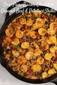 This Recipe Takes Meat And Potatoes To The Next Level With Perfectly Seasoned G Healthy Beef Recipes Ground Beef Recipes Healthy Ground Beef Recipes For Dinner