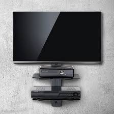 Fitueyes 2 Tiers Av Wall Mount Shelf Bracket Stand Reviews Wayfair
