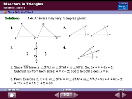 Constructing an inscribed equilateral triangle. Midsegments Of Triangles Geometry Lesson 5 1 For