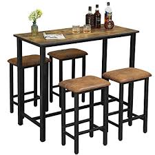 They can contain all sorts of html elements; Buy Dictac Bar Table Set Bar Table With 4 Bar Stools Dining Room Table Set Counter High Kitchen 5 Piece Bistro Pub Table Set Industrial Table And Chairs For Kitchen Living Room Party