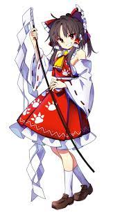 touhou reimu hakurei 鬼形獣自機勢 pixiv character illustration anime illustration