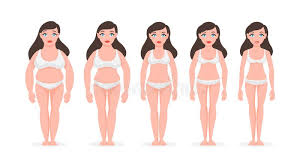 Fat Woman Become Slim Weight Loss Concept Stock Vector Illustration Of Ideal Body 141699367 Also, when downsizing, making an. fat woman become slim weight loss
