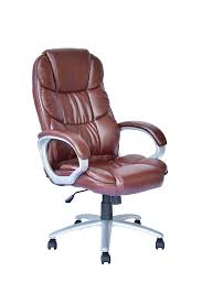 High Back Executive Leather Ergonomic Office Desk Computer Chair O10 Brown Walmart Com Ergonomic Desk Chair Office Chair Leather Office Chair