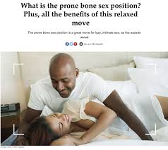 Woman & Home - What is the prone bone sex position? Plus, all the benefits  of this relaxed move — MADALAINE MUNRO