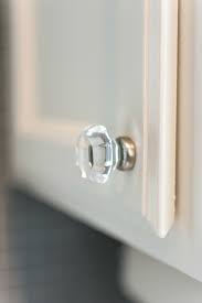 glass hardware in kitchen