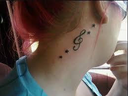 Black ink aries symbol tattoo on nape. Neck Tattoo Ideas Best Non Pless And Nape Tattoo Designs Body Tattoo Art