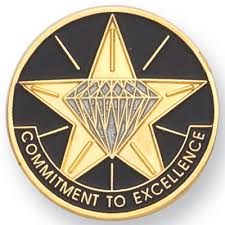 1 Inch Commitment To Excellence Lapel Pin It is always the result of a commitment to excellence, intelligent planning, and focused effort. 1 inch commitment to excellence lapel pin