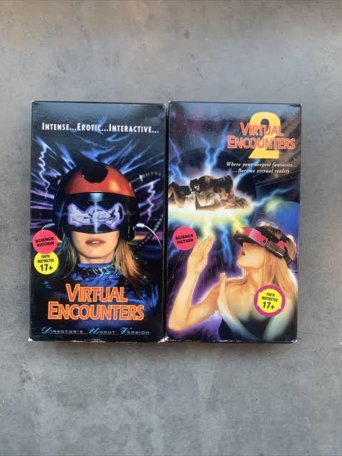 VIRTUAL ENCOUNTERS 1 & 2 (Two VHS Set) Director's Uncut - Surrender Cinema  $46.80 - PicClick