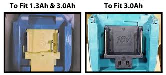 what is the difference between 1 3ah 3 0ah makita 18v