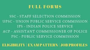 West bengal police exam syllabus for technical staff is given here. Full Form Of Ips Ssc Upsc Ias Acp Psc Police Department Getmyuni