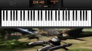 Shingeki No Kyojin Shinzou Wo Sasageyo Virtual Piano Youtube