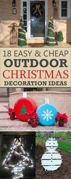 18 Amazing Diy Outdoor Christmas Decoration Ideas Christmas Decorations Diy Outdoor Outdoor Christmas Diy Outdoor Christmas