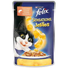 Felix Sensations Somonlu Ve Karidesli Yetiskin Kedi Konservesi Pouch Pet Ihtiyac