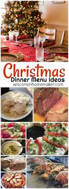 First, you won't end up with a ton of leftovers that no one wants. Wisconsin Christmas Dinner Menu Ideas Wisconsin Homemaker Christmas Dinner Christmas Dinner Menu Christmas Food Dinner