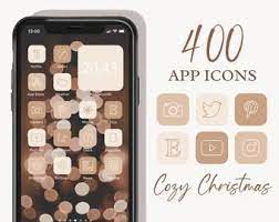 600 Christmas Ios 14 App Icons Winter App Icons For Iphone Etsy App Icon Iphone Icon Christmas Apps