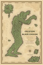 Durieux Creature From The Black Lagoon Black Lagoon Lagoon Movie Mondo Posters
