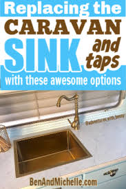caravan sink, sink, sink taps
