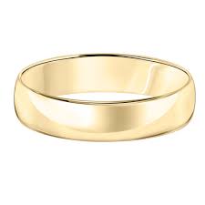 3pc trio set featuring 3/4 ct. 14k Plain Gold Wedding Band 5mm Smyth Jewelers