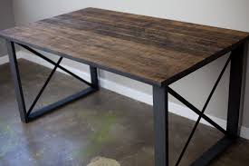 Get 5% in rewards with club o! Buy Hand Crafted Reclaimed Wood Dining Table Desk Distressed Reclaimed Wood Industrial Rustic Farmhouse Made To Order From Combine 9 Custommade Com