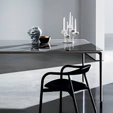 Proves that simplicity is the ultimate in chic. Slim Rectangular Glass Dining Table Klarity Glass Furniture