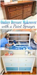 Using A Paint Sprayer To Remodel A Dresser Painted Baby Furniture Paint Dresser Diy At Home Furniture Store