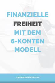 finanzielle freiheit mit dem 6 konten modell meistere deine finanzen finanzielle freiheit finanzen geld verdienen im internet