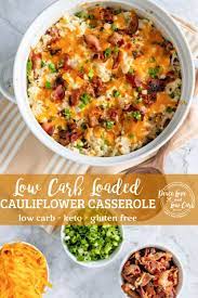 Did you make this recipe? Low Carb Loaded Baked Cauliflower Casserole Keto Gluten Free