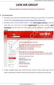 Kode booking (pnr), nama depan, nama belakang atau tanggal penerbangan (untuk pemesanan langsung ke lion air). Panduan Reservasi Lion Air Group Etiketing Com Pdf Download Gratis