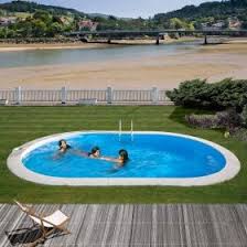 Pontaqua 8 X 4 X 1 5 M Ovalis Foldbe Epitett Merevfalu Medence Outdoor Pool Outdoor Decor
