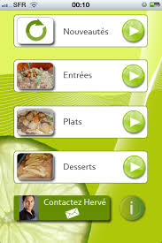 Et toujours dans l'esprit culinaresque du. Home Screen Application Herve Cuisine Liste De Courses Recette De Plat Nestle Dessert