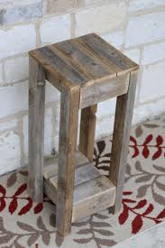 10x10 Accent Table White Or Natural In 2020 Rustic End Tables Rustic Side Table Wood Diy