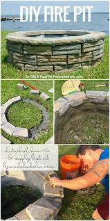 You basically have two options when you want to build a stone fire pit that will last a reasonable amount of time: Build A Retaining Wall Block Fire Pit This Tutorial Has A Full Supply List And How To By Ellis And Page For Re Outdoor Fire Pit Retaining Wall Block Fire Pit